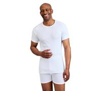 Chums Men's Heatguard Polyester Cotton Blend Thermal Short Sleeve T-Shirt in White | Size: Medium Chums White M