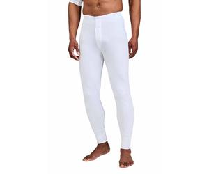 Chums Men's Heatguard Thermal Long John Warm & Comfortable Thermal Base Layer Polyester Cotton Blend White m