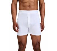 Chums Men's Heatguard Thermal Trunks with Elastic Waist Soft Breathable White 4XL