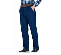 High-Rise Denim Elasticated Waist Stretch Fabric Cotton Jeans Chums Dark Blue 34L