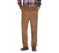 Chums Men's HIGH-Rise Trousers Luxury Cotton Corduroy Fawn 38W / 29L