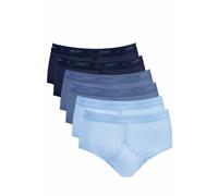 Chums Men's Jockey Y-Front Cotton Briefs Multi Pack Of 6 Underwear in Blue | Size: 44 Chums Blue 44