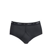 Chums Men's Jockey Y-Front Cotton Briefs Multi Pack Of 9 Underwear in Charcoal | Size: 42 Chums Charcoal 42
