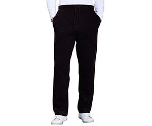 Chums Men's Jogging Bottom Trouser Pants Leisure Pull-On Fleece Joggers Black 52W / 27L