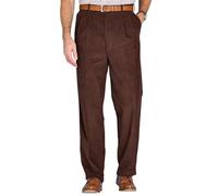 Chums Men's Luxury Cotton HIGH-Rise Corduroy Trousers Brown