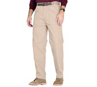 Chums Men's Multi-Pocket Water-Repellent Action Trousers in Off-White | Size: 40S Chums Off-White 40S