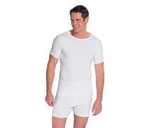Chums Men's Pack of 2 All Cotton Extra Long Back Vests White 48-50
