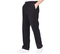 Chums Men's Polar Fleece Jogging Bottoms Leisure Trousers in Black | Size: 32R Chums Black 32R