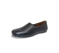 Chums Men's Pack of 2 Real Leather Grecian Slippers with Leather Soles Black 6 UK