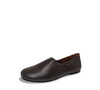 Chums Men's Real Leather Grecian Slippers with Leather Sole | Hardwearing Comfort Fit Classic Indoor Slip On Shoes