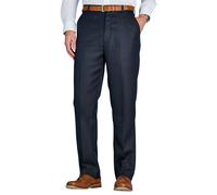 Chums Men's Smart Casual Trousers Men's Pants for Home Office Comfortable Fit Practical Pocket Design Formal Trousers for Men Navy 36W / 29L