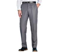 Chums Men's Smart Casual Trousers Men's Pants for Home Office Comfortable Fit Practical Pocket Design Formal Trousers for Men Grey 36W / 33L