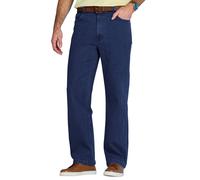 Chums Men's Denim Jean in Stretch Fabric Side Elasticated Waistband for Comfort Stonewash Finish Indigo 32W / 33L