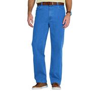 Chums Men's Denim Jean in Stretch Fabric Side Elasticated Waistband for Comfort Stonewash Finish Light Blue 36W / 31L