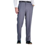 Chums Men's Stretch Waist Formal Smart Work Trousers Elasticated Waist Grey