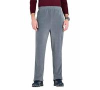 Chums Men's Thermal Fleece Pull-On Leisure Trousers, Soft Polar Fleece, Elasticated Waist with Drawcord Leg Jogging Bottoms, S-4XL, 27-31 Inch Leg Grey 44W / 27L