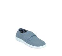 Chums Men's Wide Fit Canvas Touch and Close Shoe Denim 7 UK
