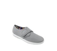 Chums Men's Wide Fit Canvas Touch and Close Shoe Grey 11 UK