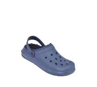 Chums Men's Wide Fit Fleece Lined Clog Lightweight Waterproof Thermal Clogs | Comfortable Lining, Warm Seasonal Footwear