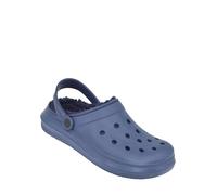Chums Men's Wide Fit Fleece Lined Clog Lightweight Waterproof Thermal Clogs Navy 8