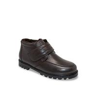 Wide Fit Leather Thermal Lined Twin Zip Winter Boots Chums Brown 13