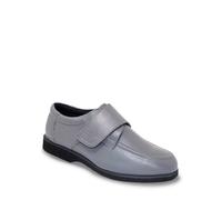 Chums Men's Wide Fit Touch Fasten Leather Shoe Grey 11 UK