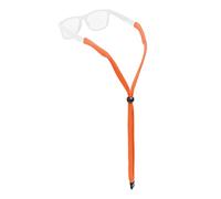 Chums Original Cotton Retainer - Unisex Eyewear Keeper for Sunglasses & Glasses - Adjustable Fit, Washable & Made in USA (Standard-End, Orange),One Size,12115117