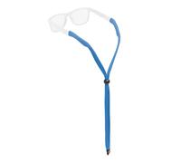 Chums Original Small Frame Cotton Retainer - Unisex Eyewear Keeper for Sunglasses & Glasses - Adjustable Fit Washable & Made in USA (Small-End Royal