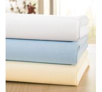 Chums Soft Cotton Jersey Non Iron Fitted Sheets in Blue | Size: Single Chums Blue Single