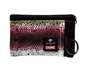 Chums Surf Shorts Nylon, Light Purse, Rainbow Trout (Aqua Flauge Rainbow Trout), Aque Flauge Rainbow Trout, Minimalist