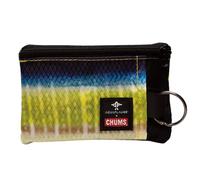 Chums Surfshort Wallet, Nylon, Lightweight (Aqua Flauge Yellowfin)