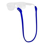 Chums Switchback Safety Eyewear Retainer - Lightweight & UV Resistant Silicone Sunglasses Strap for Men & Women - Cobalt