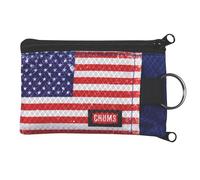 Chums Unisex Surfshort Wallet with Key Ring, American Flag, One-Size