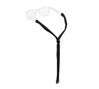 Chums Upcycled Cotton Glasses Retainer - Eco-Friendly Adjustable Sunglasses Eyewear Holder Strap (Black)