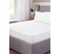 Chums Waterproof Cotton Terry Mattress Protector Pack of Two with Breathable PU Backing, Superior Protection, Stretch Skirt White Double