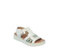 Chums Women's Dr Keller E Fit Touch Fasten Sandal in Off-White | Size: 6 Chums Off-White 6