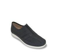 Dr Keller Zip Front "E Fit" Leisure Shoe Chums Black 7