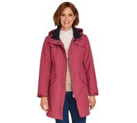 Chums Ladies Fleece Lined Waterproof Fabric Jacket 36 Inches Rose 14