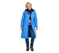 Chums Ladies Fleece Lined Waterproof Fabric Jacket 44 Inch Blue 24
