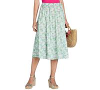 Chums Women's Print Elasticated Waist Skirt in Green | Size: 20S Chums Green 20S