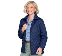 Chums Ladies Diamond Quilted Showerproof Jacket Navy 20