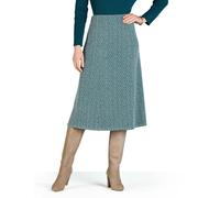 Chums Ladies Tweed Effect Skirt Length 27 Inches Teal 24