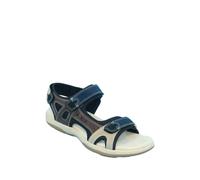 Chums Ladies Wide Fit Touch Fasten Walking Sandals - Cushioned Footbed, Textile Upper, Grip Sole, Adjustable Straps, UK Sizes 3-8 Navy 7