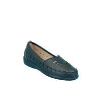 Chums Women's Wide Fit Slip On Cut Out Shoe in Black | Size: 8 Chums Black 8