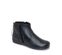 Wide Fit Thermal Boots Twin Zip Fastening Warm with Generous Fit Soft Chums Black 4