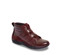 Chums Ladies Wide Fit Waterproof Leather Boot Wine 6 UK