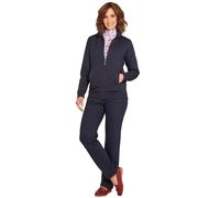 Chums Women's Zip Through Leisure Jacket in Navy | Size: 10 Chums Navy 10