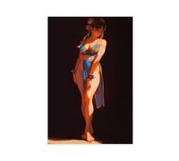 Chun Li Poster Anime Sexy Anime Beauty Art Posters (1) Canvas Poster Bedroom Decor Landscape Office Room Decor Gift 16x24inch(40x60cm)