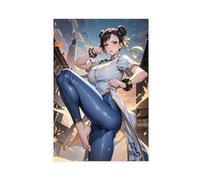 Chun Li Street Fighter,Anime Manga Sexy Hot 2 Canvas Poster Bedroom Decor Sports Landscape Office Room Decor Gift Unframe-style 12x18inch(30x45cm)