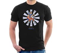 Chun Li Street Fighter Retro Japanese Men's T-Shirt Black